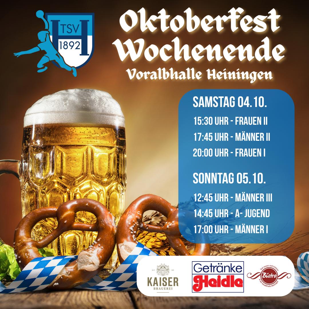 Oktoberfest-Wochenende in der Voralbhalle
