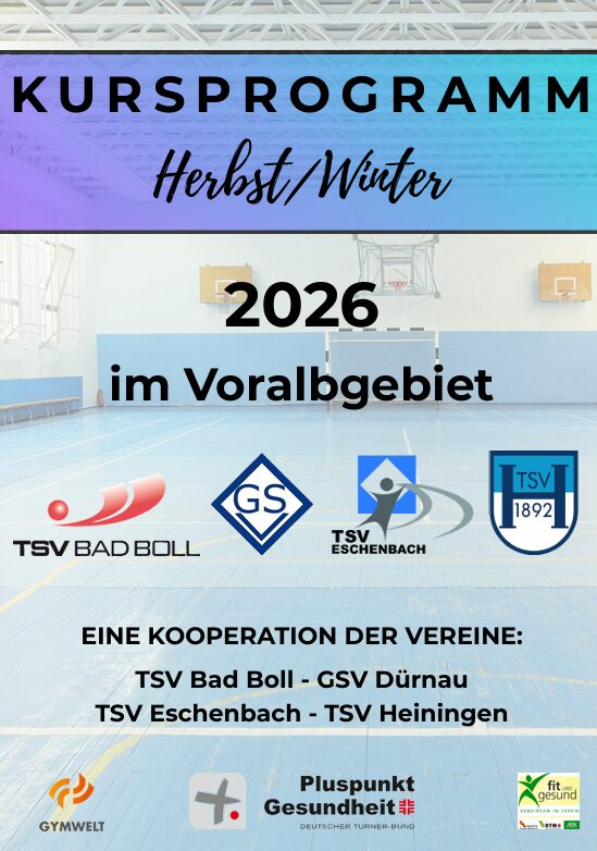 Wir haben noch freie Plätze im Kursprogramm!